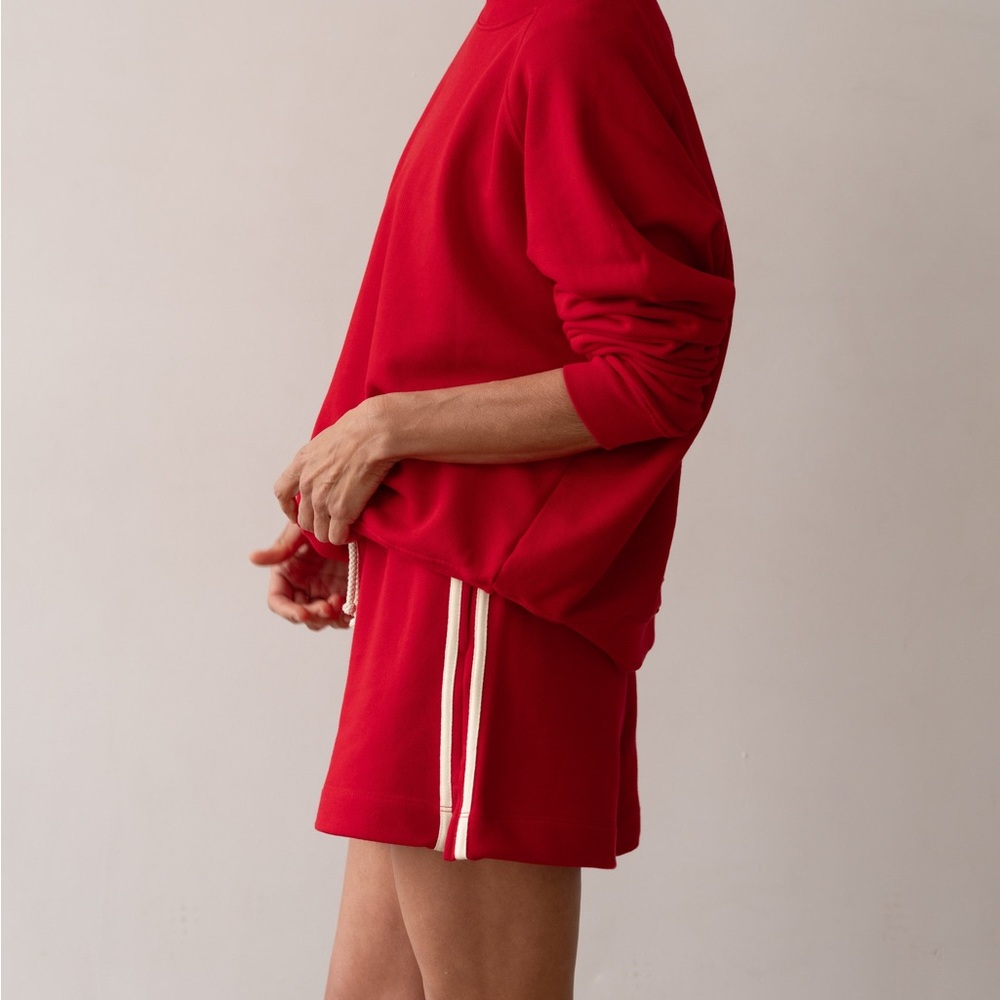 DONNI The Stripe Eco-Terry Short